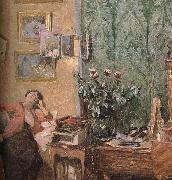Edouard Vuillard Mrs. Black s call china oil painting artist